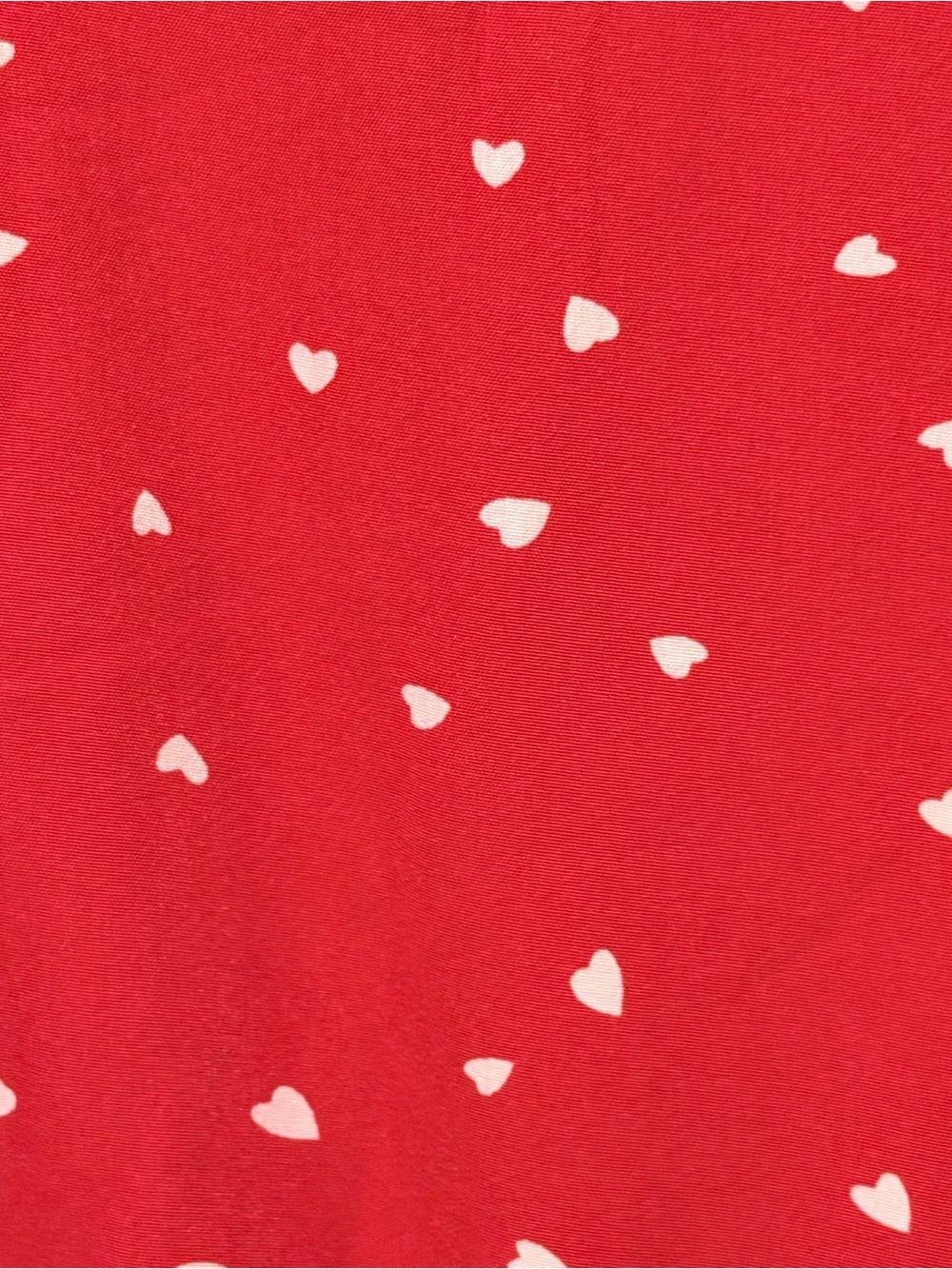 Red Heart Print Ruffle Dress - Picture 3 of 4